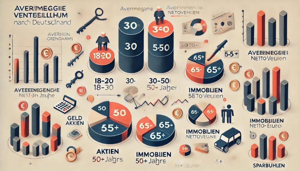 Durchschnittliches Vermögen nach Alter - wie ist das Vermögen nach Alter verteilt?